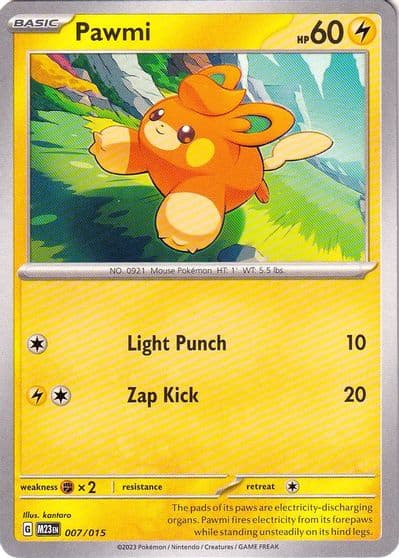Pawmi McDonald's Promos 2023 Pokemon card
