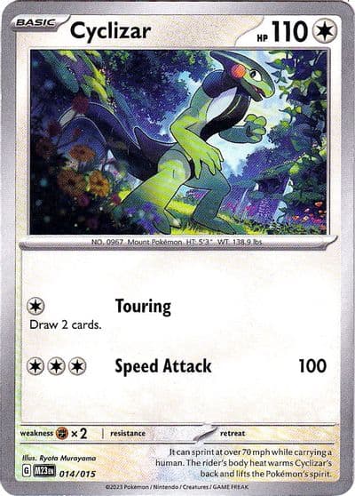 Cyclizar McDonald's Promos 2023 Pokemon card