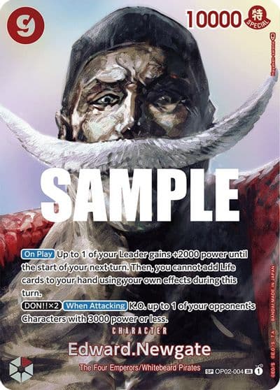 EdwardNewgate SP Kingdoms of Intrigue One Piece card