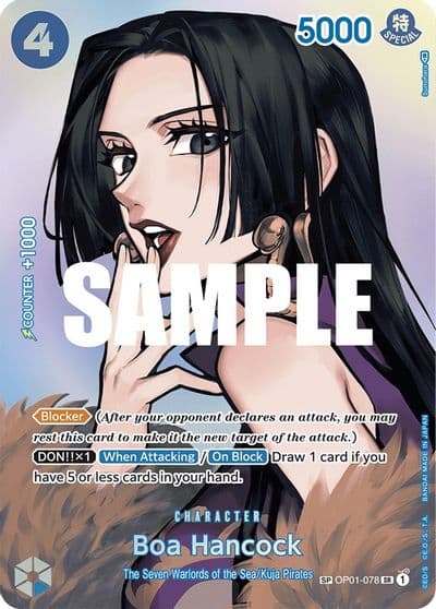 Boa Hancock SP Kingdoms of Intrigue One Piece card