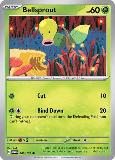 Bellsprout SV: Scarlet & Violet 151 Pokemon card
