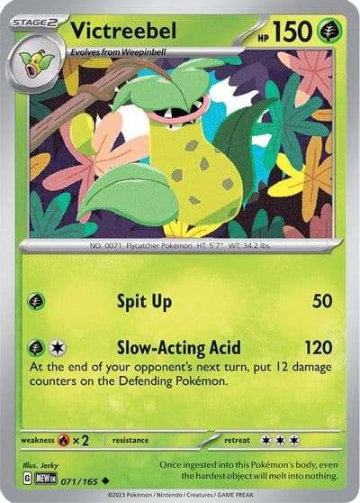 Victreebel SV: Scarlet & Violet 151 Pokemon card