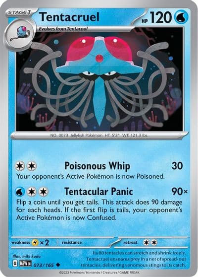 Tentacruel SV: Scarlet & Violet 151 Pokemon card