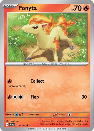 Ponyta SV: Scarlet & Violet 151 Pokemon card