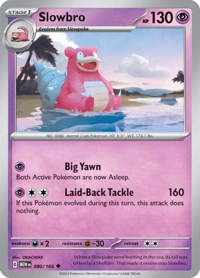Slowbro SV: Scarlet & Violet 151 Pokemon card
