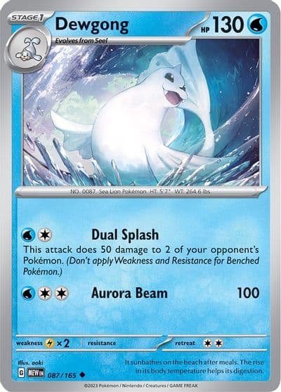 Dewgong SV: Scarlet & Violet 151 Pokemon card