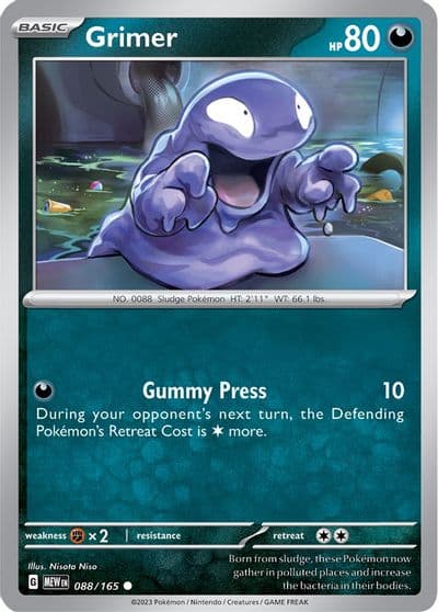 Grimer SV: Scarlet & Violet 151 Pokemon card