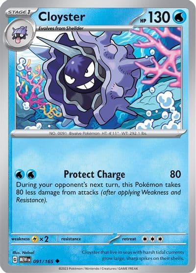 Cloyster SV: Scarlet & Violet 151 Pokemon card