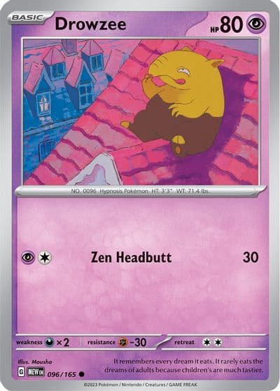Drowzee SV: Scarlet & Violet 151 Pokemon card