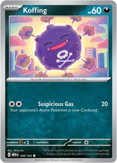 Koffing SV: Scarlet & Violet 151 Pokemon card