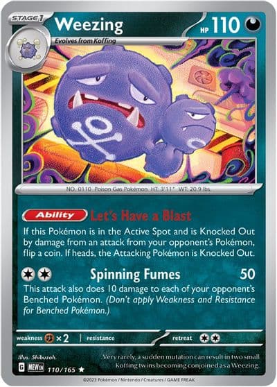 Weezing SV: Scarlet & Violet 151 Pokemon card