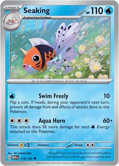 Seaking SV: Scarlet & Violet 151 Pokemon card