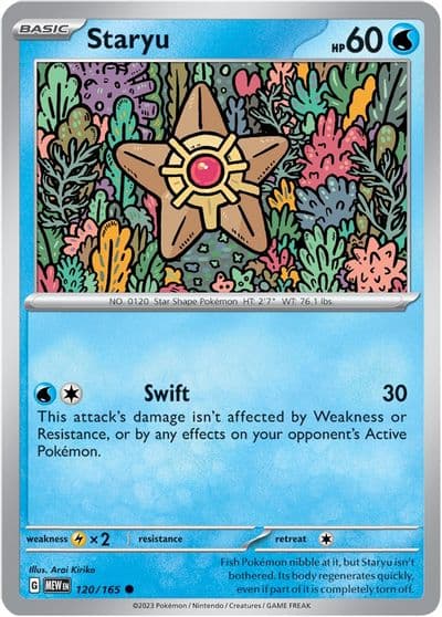Staryu SV: Scarlet & Violet 151 Pokemon card