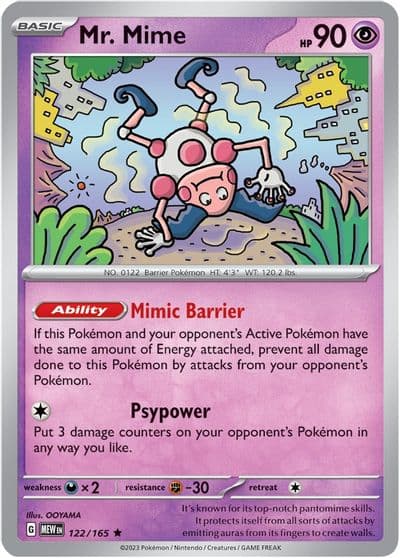 Mr. Mime SV: Scarlet & Violet 151 Pokemon card