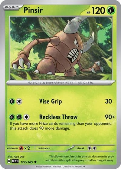 Pinsir SV: Scarlet & Violet 151 Pokemon card