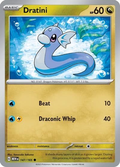 Dratini SV: Scarlet & Violet 151 Pokemon card