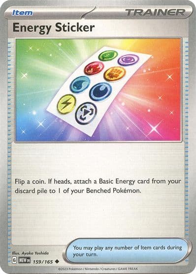 Energy Sticker SV: Scarlet & Violet 151 Pokemon card