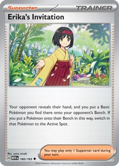 Erika's Invitation SV: Scarlet & Violet 151 Pokemon card