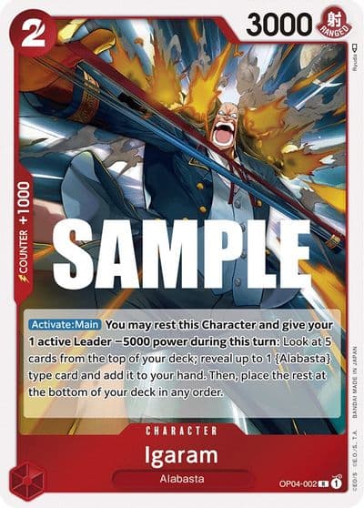 Igaram Kingdoms of Intrigue One Piece card