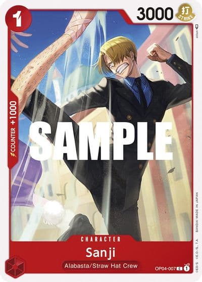 Sanji 007 Kingdoms of Intrigue One Piece card