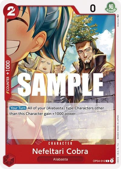 Nefeltari Cobra Kingdoms of Intrigue One Piece card