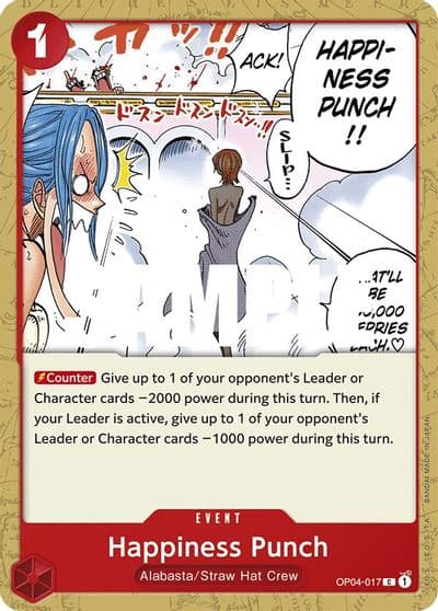 Happiness Punch Kingdoms of Intrigue One Piece card