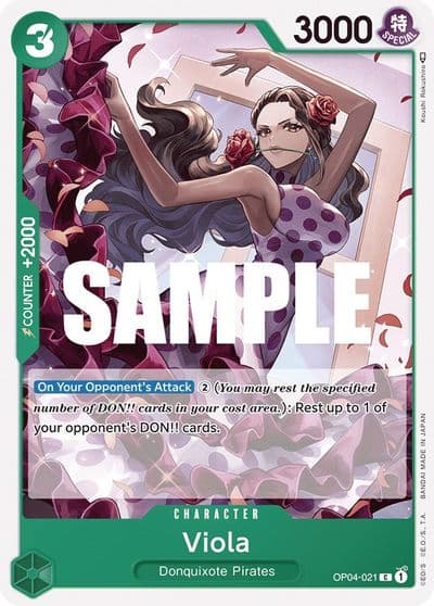 Viola Kingdoms of Intrigue One Piece card