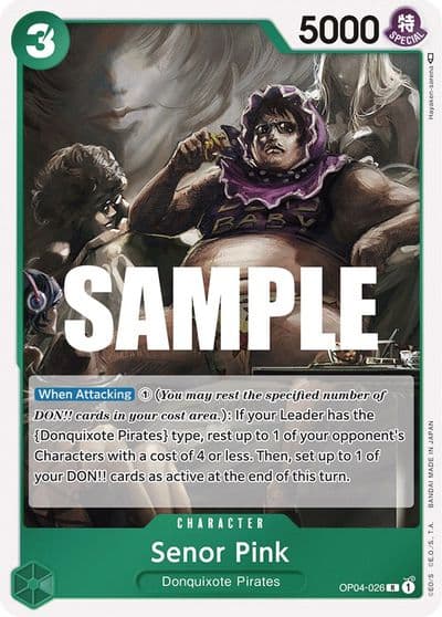 Senor Pink Kingdoms of Intrigue One Piece card