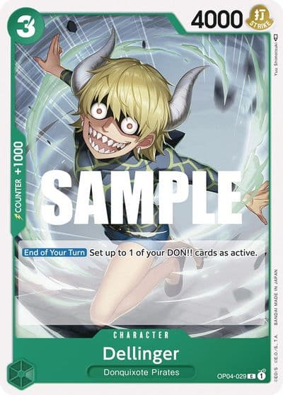 Dellinger Kingdoms of Intrigue One Piece card
