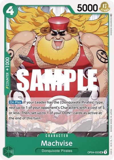 Machvise Kingdoms of Intrigue One Piece card