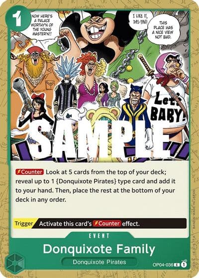 Donquixote Family Kingdoms of Intrigue One Piece card