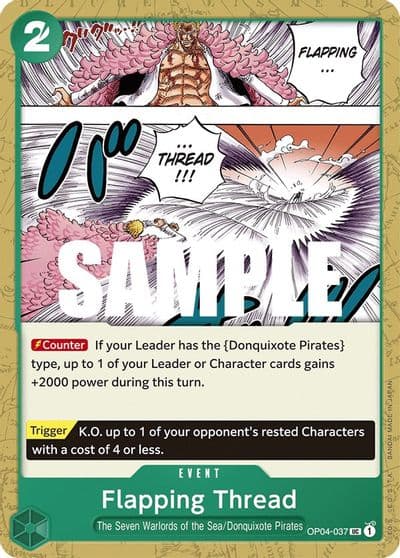 Flapping Thread Kingdoms of Intrigue One Piece card