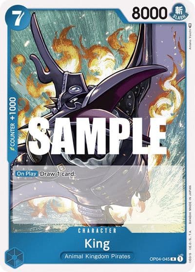 King Kingdoms of Intrigue One Piece card