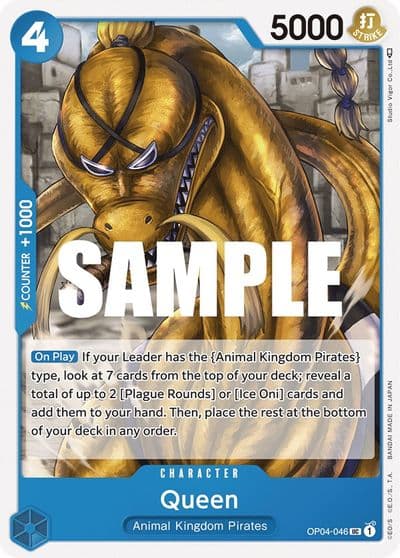 Queen 046 Kingdoms of Intrigue One Piece card