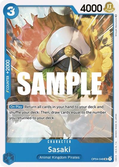 Sasaki Kingdoms of Intrigue One Piece card