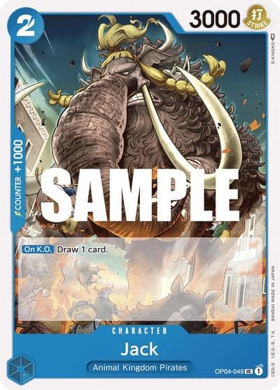 Jack Kingdoms of Intrigue One Piece card