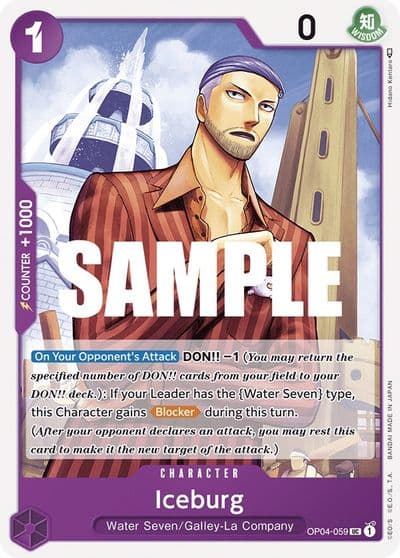 Iceburg Kingdoms of Intrigue One Piece card