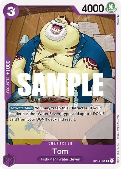 Tom Kingdoms of Intrigue One Piece card