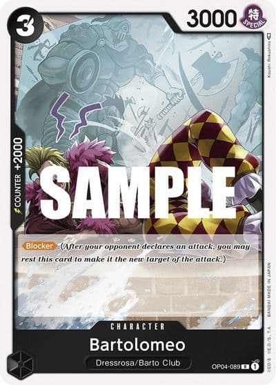 Bartolomeo Kingdoms of Intrigue One Piece card