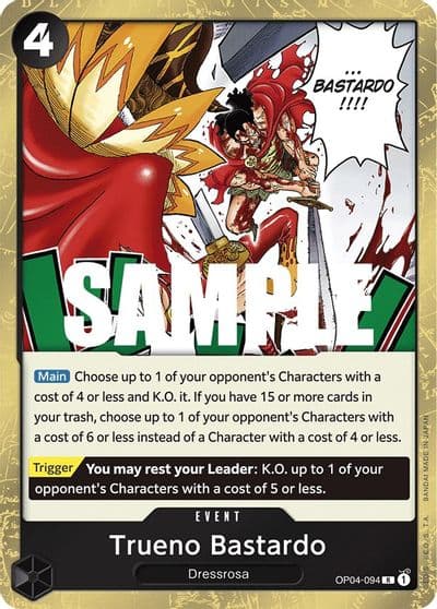 Trueno Bastardo Kingdoms of Intrigue One Piece card