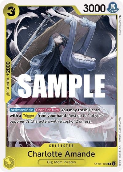 Charlotte Amande Kingdoms of Intrigue One Piece card