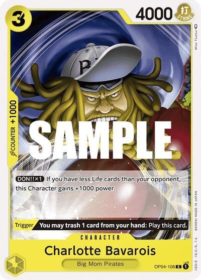 Charlotte Bavarois Kingdoms of Intrigue One Piece card
