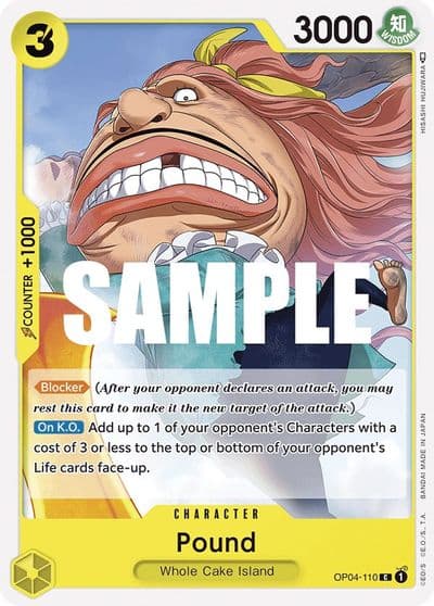 Pound Kingdoms of Intrigue One Piece card