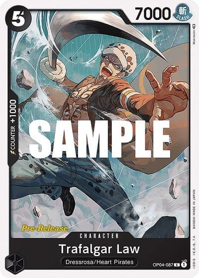 Trafalgar Law Kingdoms of Intrigue Pre-Release Cards One Piece card