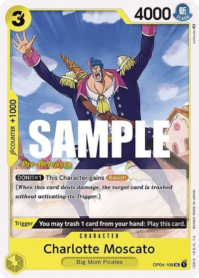 Charlotte Moscato Kingdoms of Intrigue Pre-Release Cards One Piece card