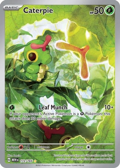Caterpie SV: Scarlet & Violet 151 Pokemon card