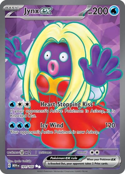 Jynx ex SV: Scarlet & Violet 151 Pokemon card