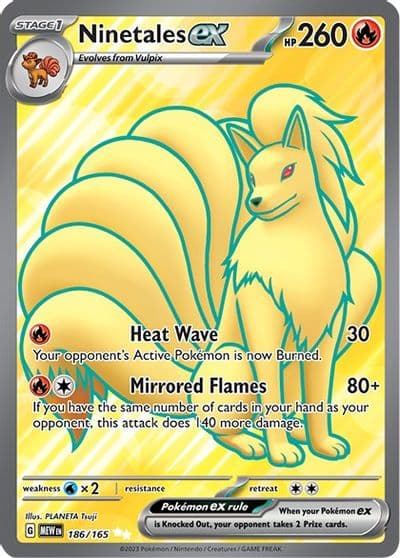 Ninetales ex SV: Scarlet & Violet 151 Pokemon card
