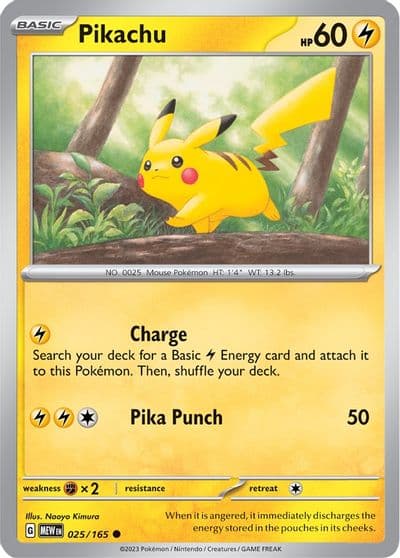 Pikachu SV: Scarlet & Violet 151 Pokemon card