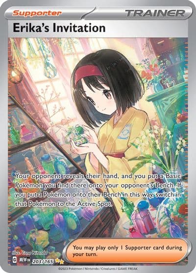 Erika's Invitation SV: Scarlet & Violet 151 Pokemon card